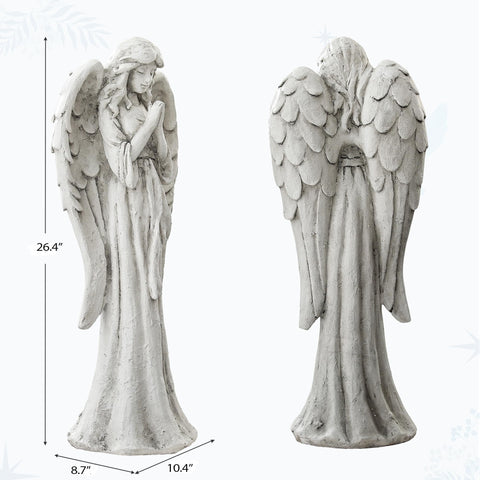 Ultym Garden Memorial Angel enhances outdoor space with calming presence.