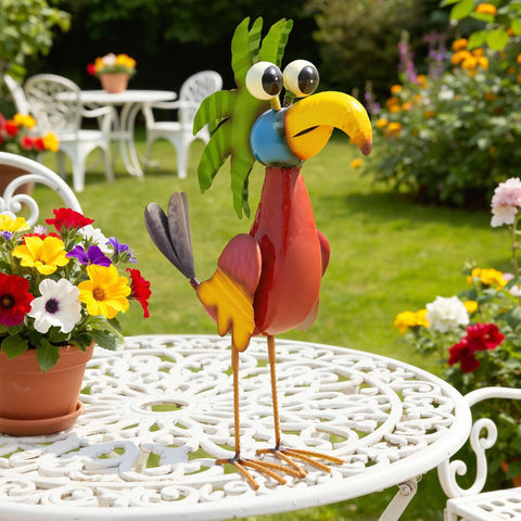 Ultym tropical bird decor enhances patios, gardens, or balconies with cheerful vibe.