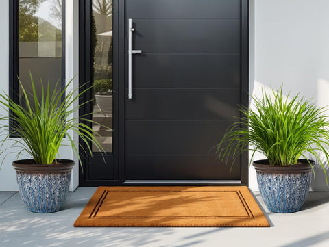Ultym two-pack planters for outdoor and indoor use enhances curb appeal.