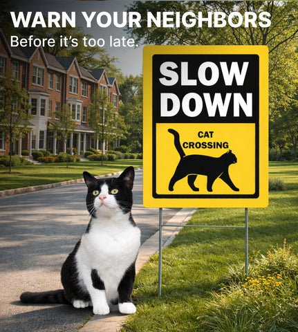 ULVEOL neighborhood sign set helps remind drivers to slow