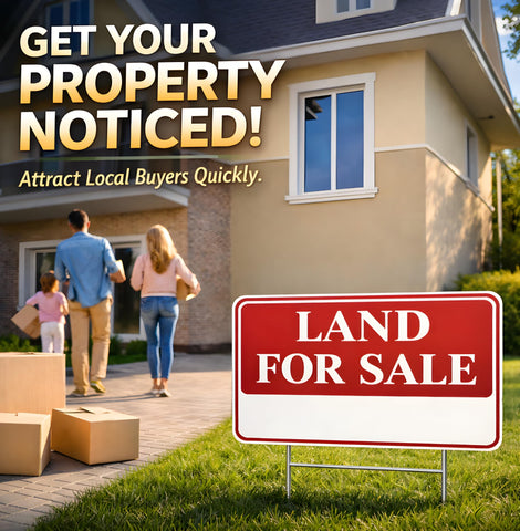 ULVEOL complete yard sign kit for outdoor real estate use with durable construction.