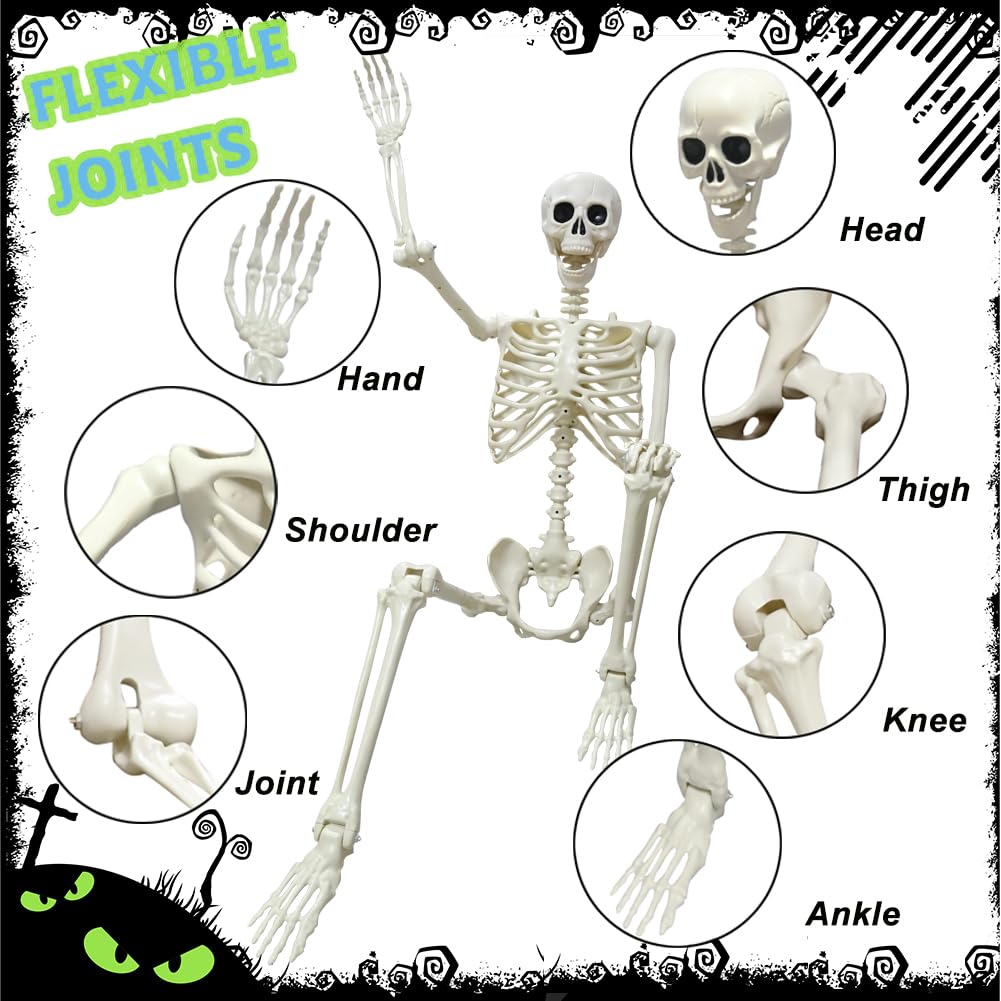 UMEELR easy-assembly skeleton with three-part construction