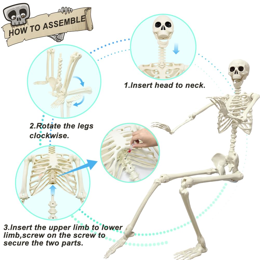 UMEELR skeleton with movable joints for flexible posing