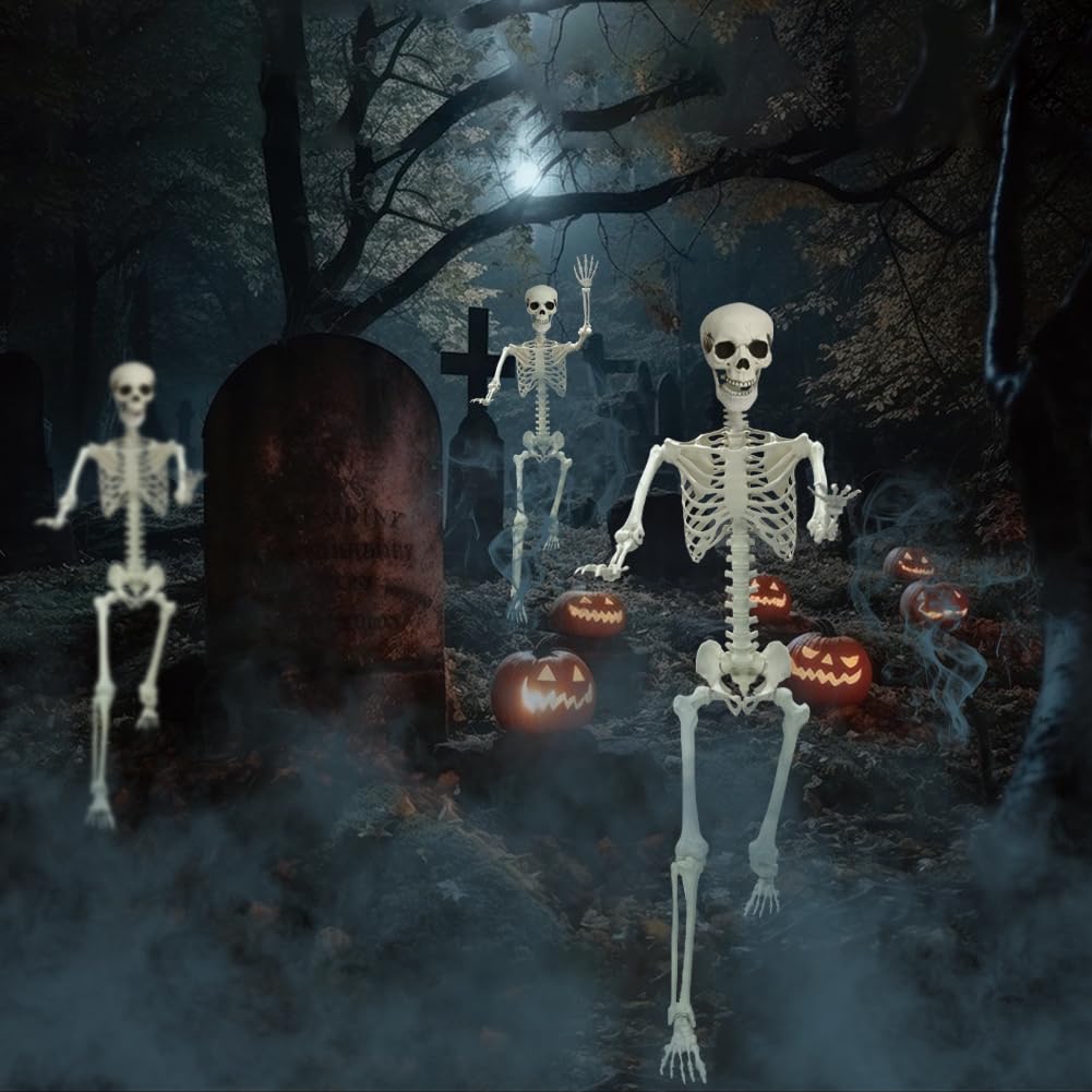 UMEELR outdoor skeleton decor ideal for yard and garden Halloween scenes.