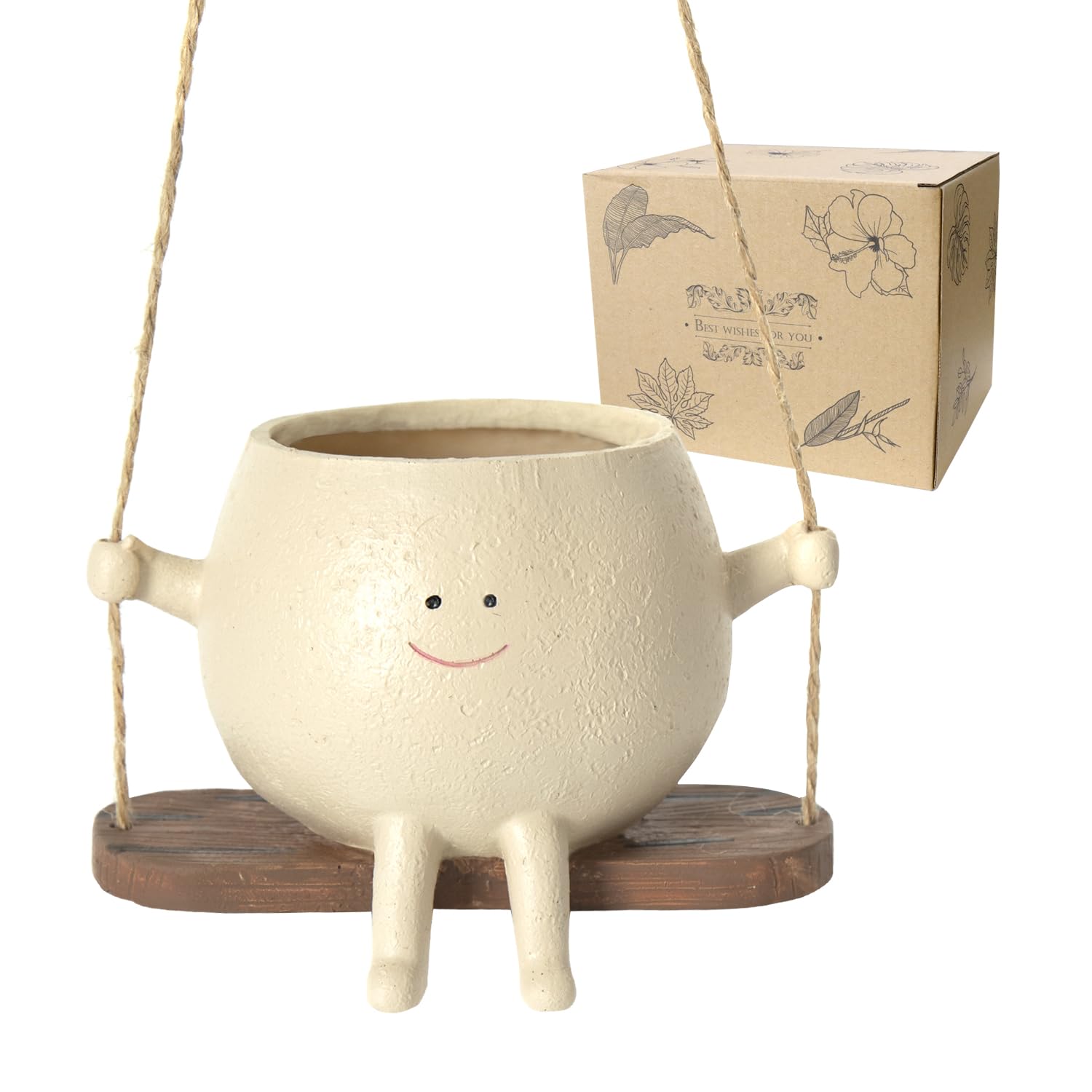 UMESONG hanging planter suitable for indoor and outdoor setups.