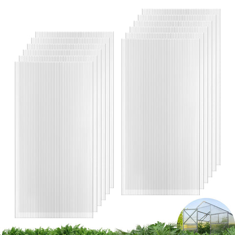 UMIG polycarbonate greenhouse panel, 4x2ft, durable and weather-ready.