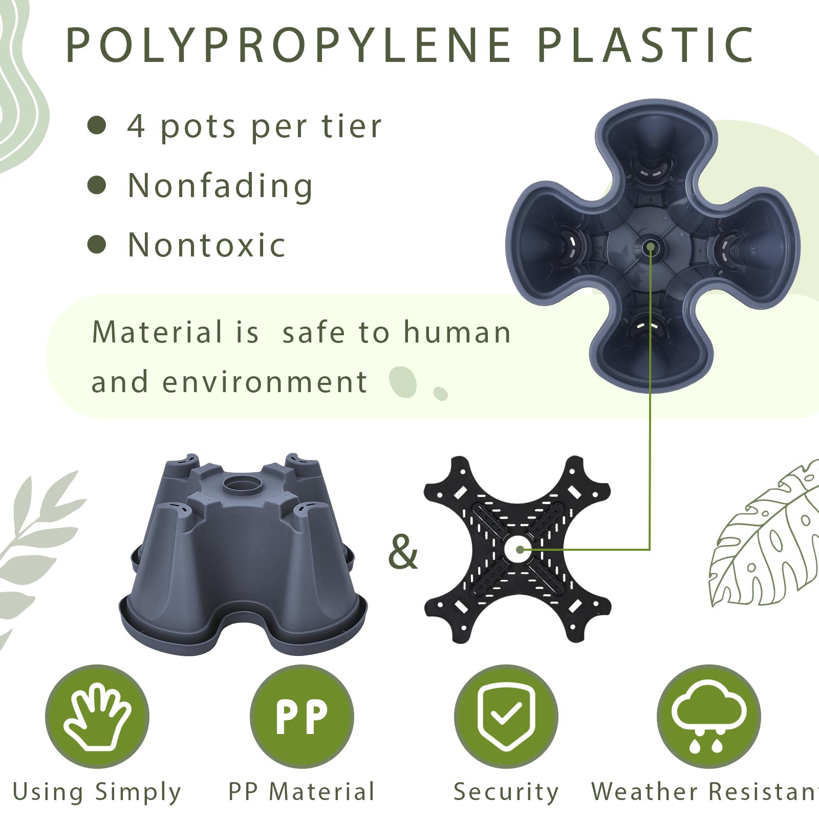 Umigy included tools and sprayers support quick planting sessions