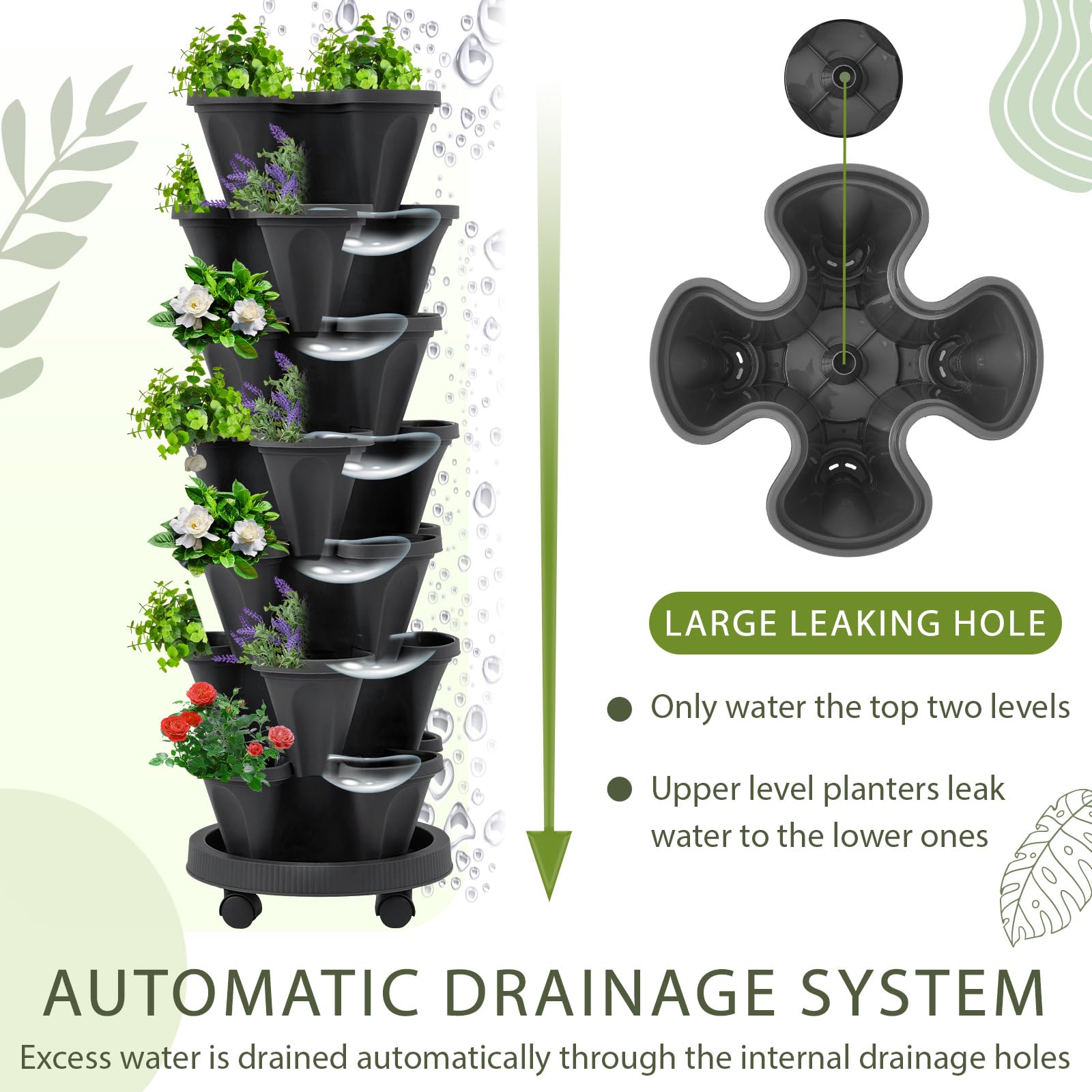Umigy indoor-outdoor planter setup suitable for varied plants