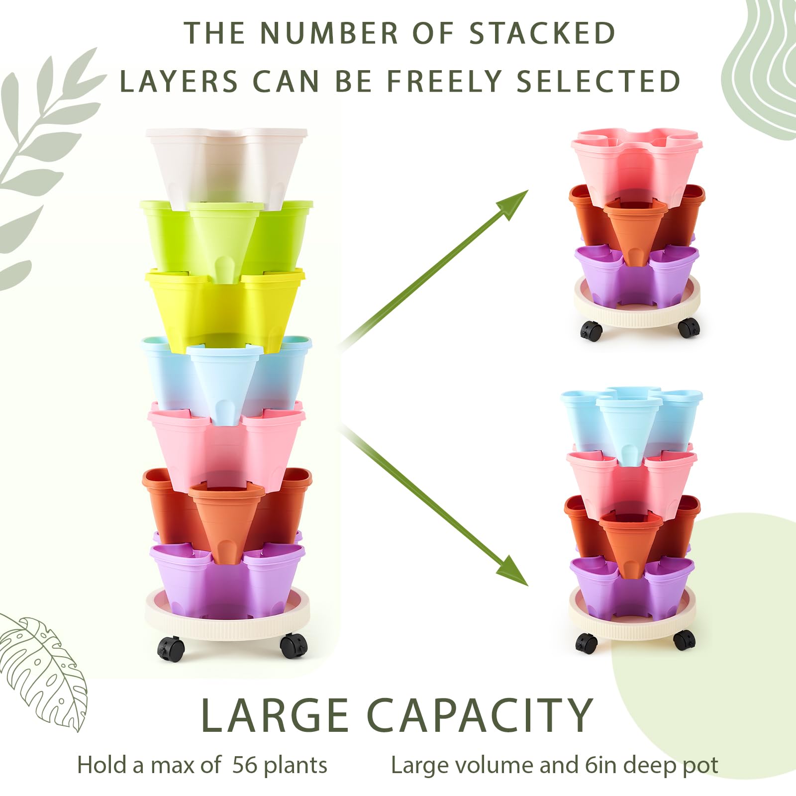 Umigy Macaron drainage system close-up highlights efficient watering and soil protection