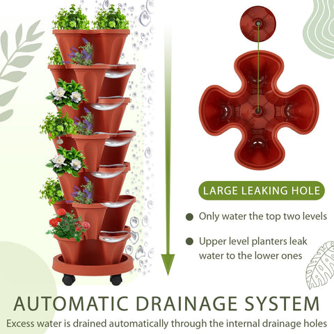 Umigy vertical garden with strawberries close-up highlighting fruit and foliage