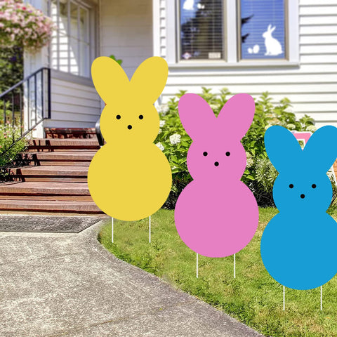 UMISKAM corrugated plastic Easter sign weatherproof and durable