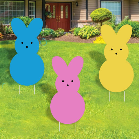UMISKAM Easter yard sign outdoor garden decor for yards and patios