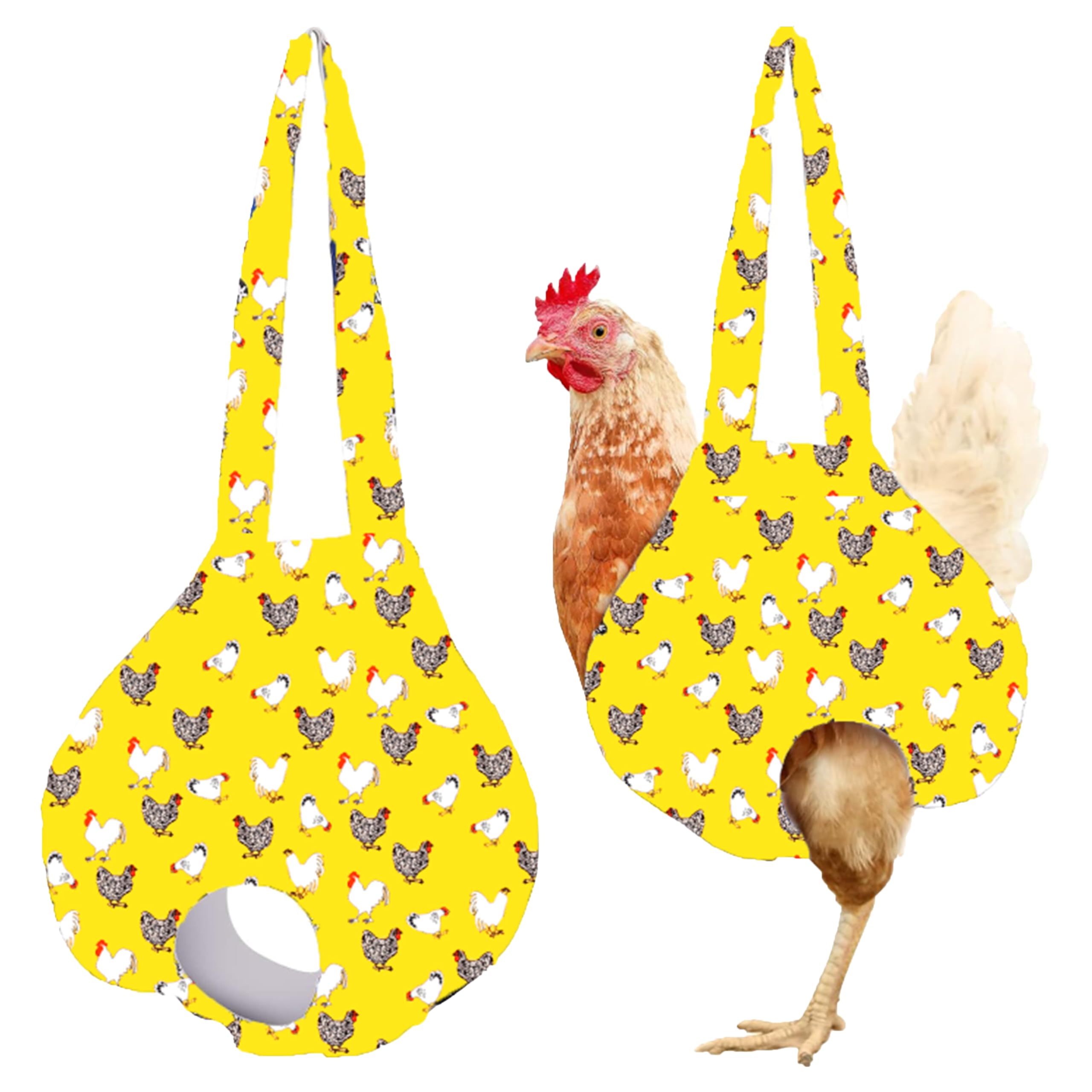 Umisun chicken holder bag top view showing sturdy fabric and secure closure.