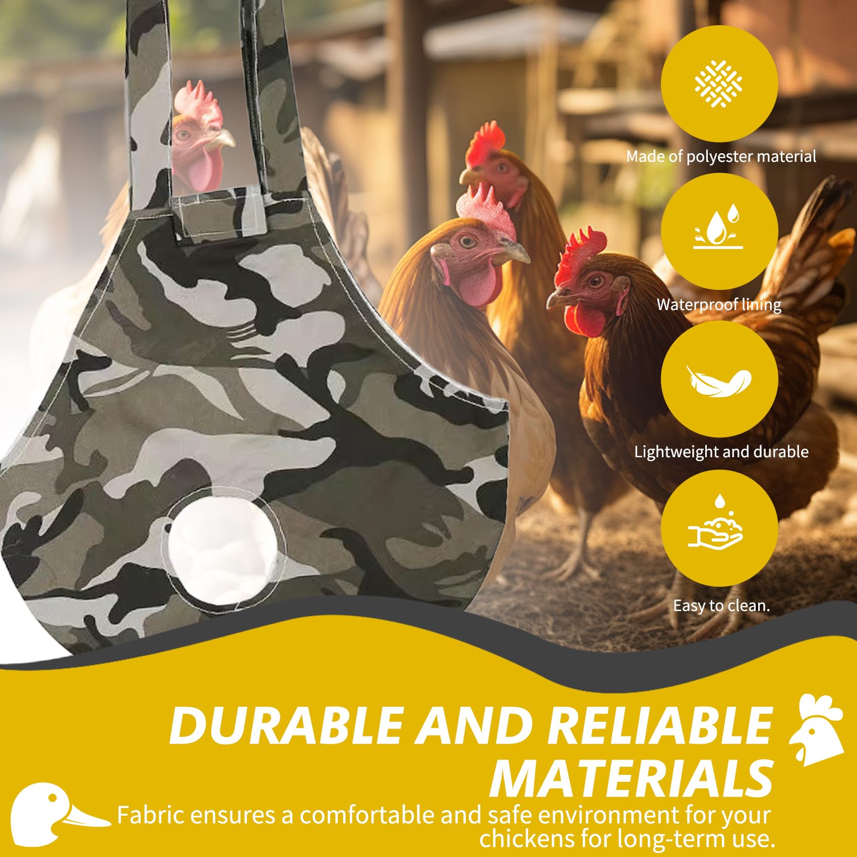 Umisun inside waterproof lining keeps birds dry during transport.