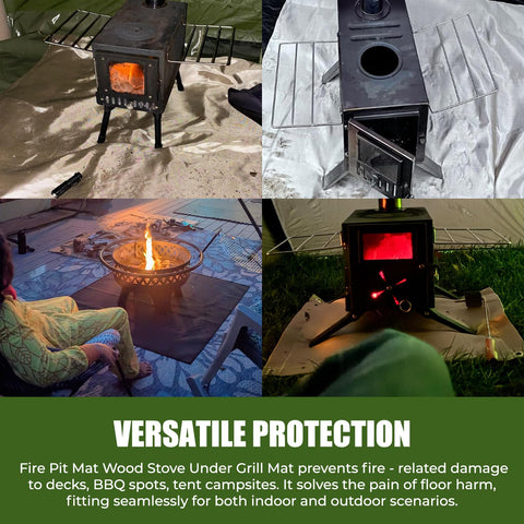 UMONIE 40x40 mat suitable for Blackstone grills and patio setups.