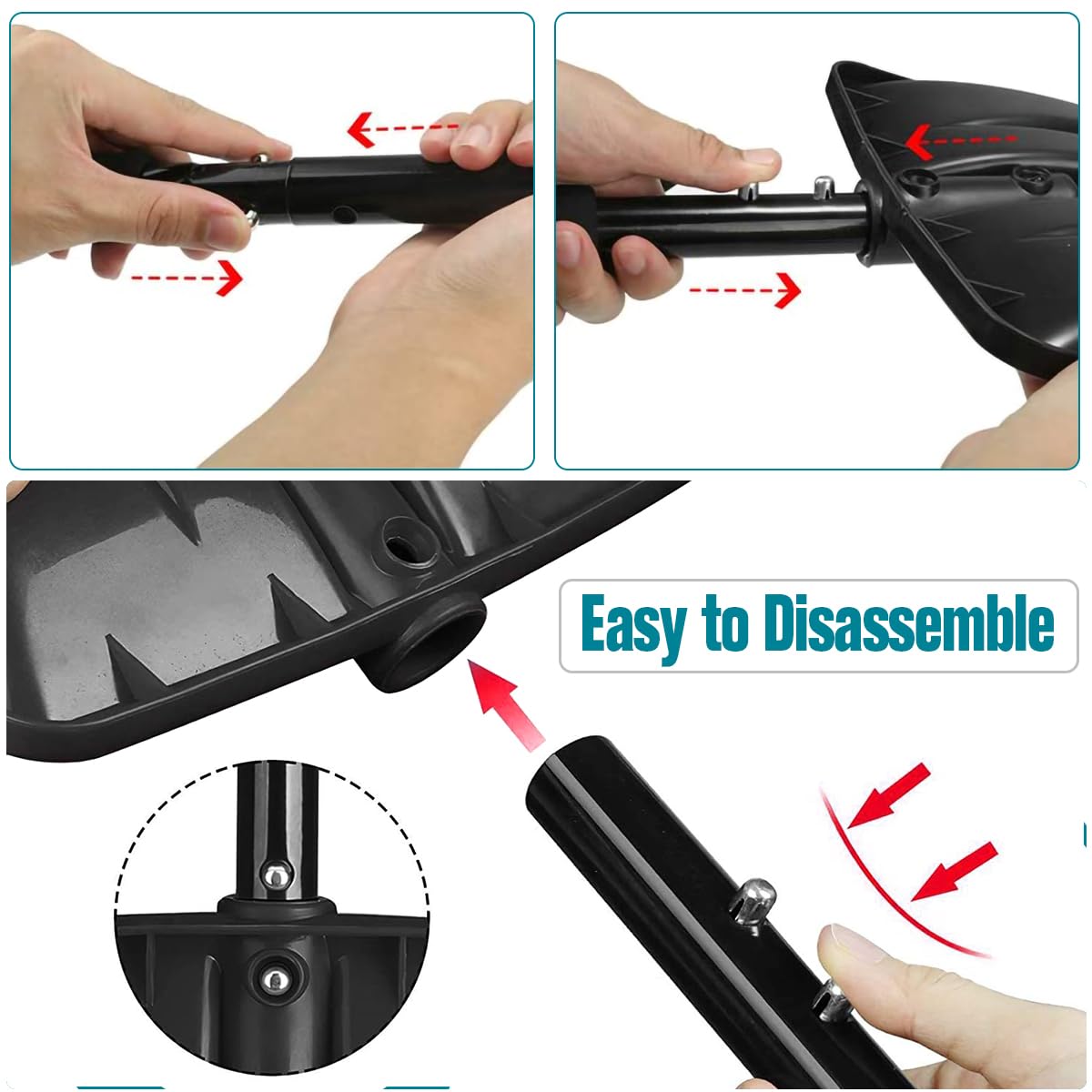 UMUACCAN Lightweight shovel weighs about 1.1 pounds for easy handling.