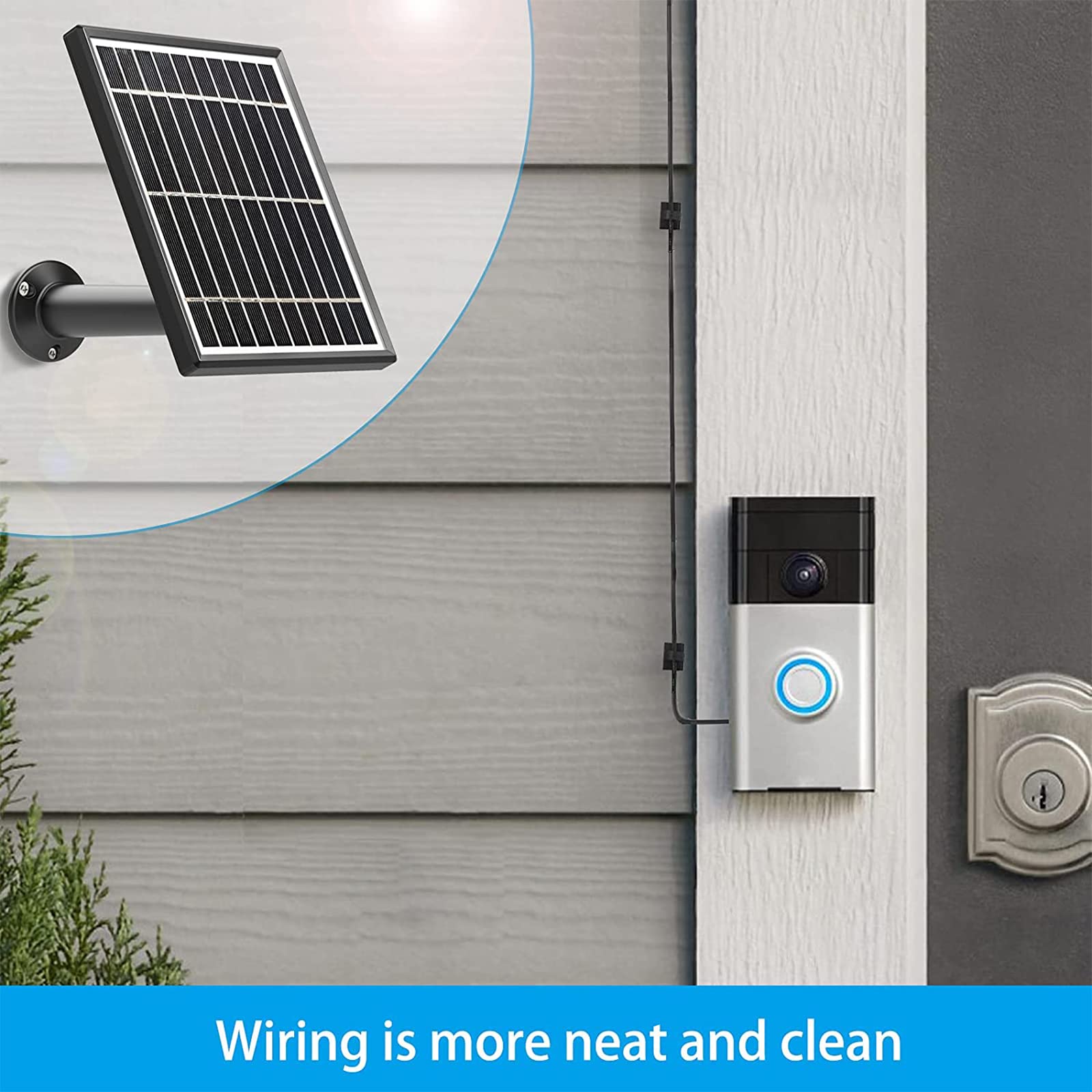 Uncle Squirrel note: not a Ring product, compatibility shown for Video Doorbell 1.