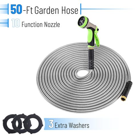 UNCO 10-function spray nozzle offers versatile watering and cleaning options.