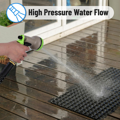 UNCO 50ft reach supports effortless watering across larger yards.