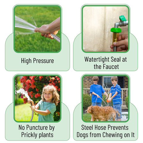UNCO compact storage hose for patios and balconies.