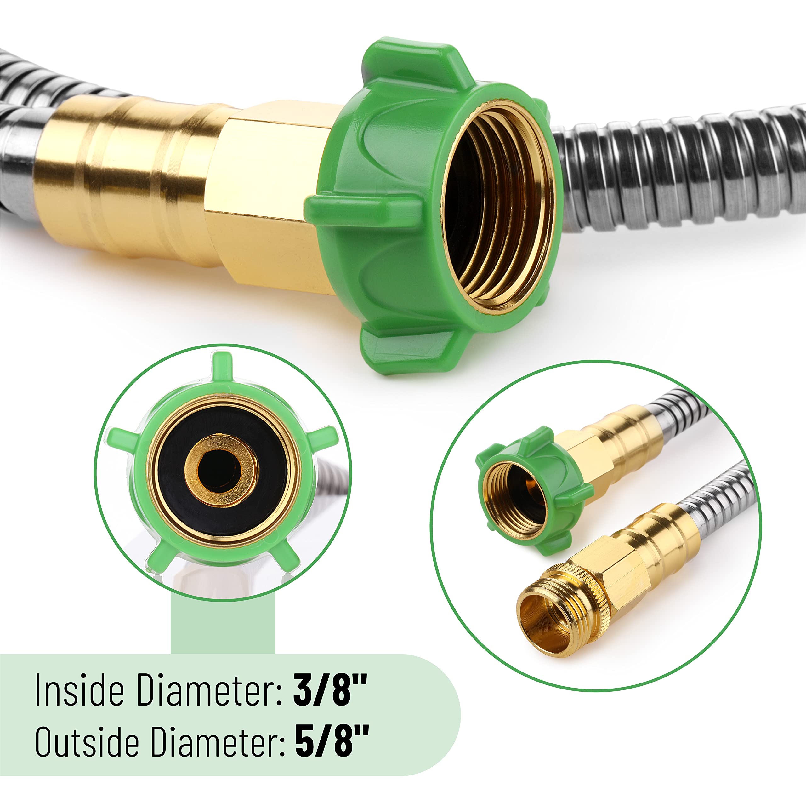 UNCO durable, flexible metal hose ideal for varied layouts.