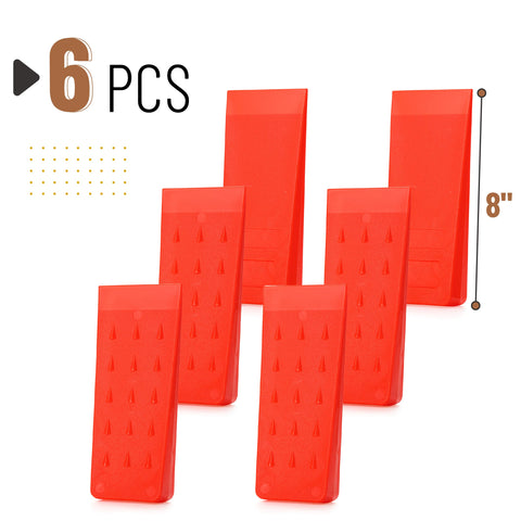 UNCO durable plastic wedges withstand impact in tough outdoor conditions.