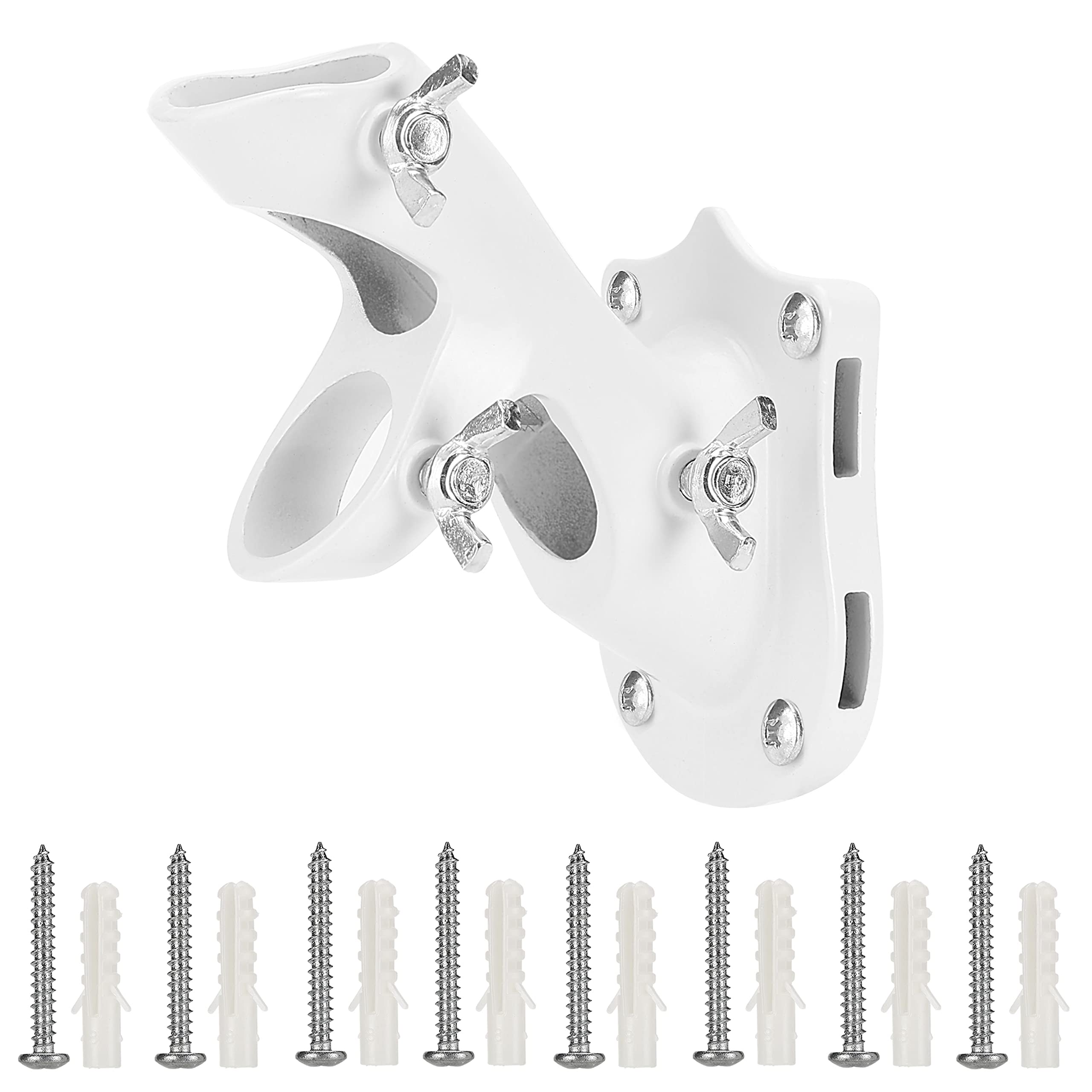 UNCO flag pole holder in use with flag outdoors demonstrates secure weather-ready mount.