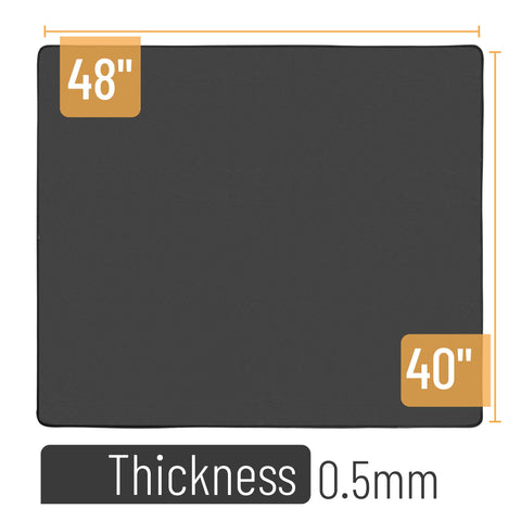 UNCO grill mat black double-sided surface stays in place during grilling