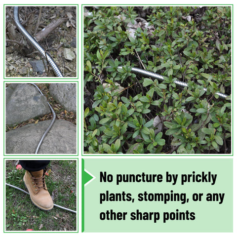 UNCO lightweight steel hose combines durability with easy handling.