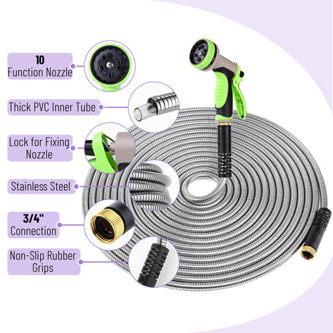 UNCO puncture-resistant hose ready for rugged outdoor use