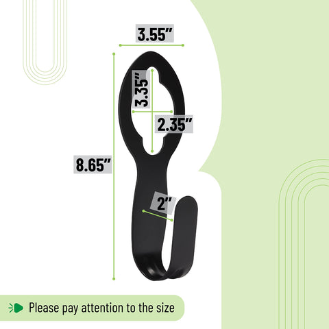 UNCO metal garden hose hanger displays 50 foot capacity for easy storage.