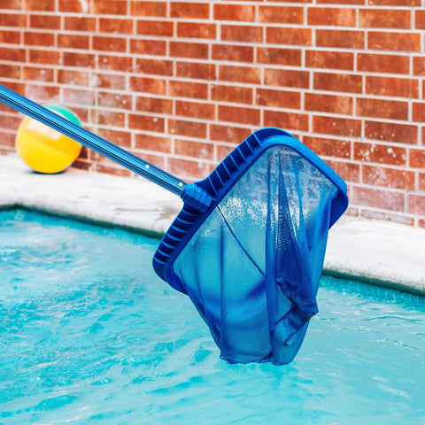 UNCO pool brush and net attachment head for efficient surface cleaning.