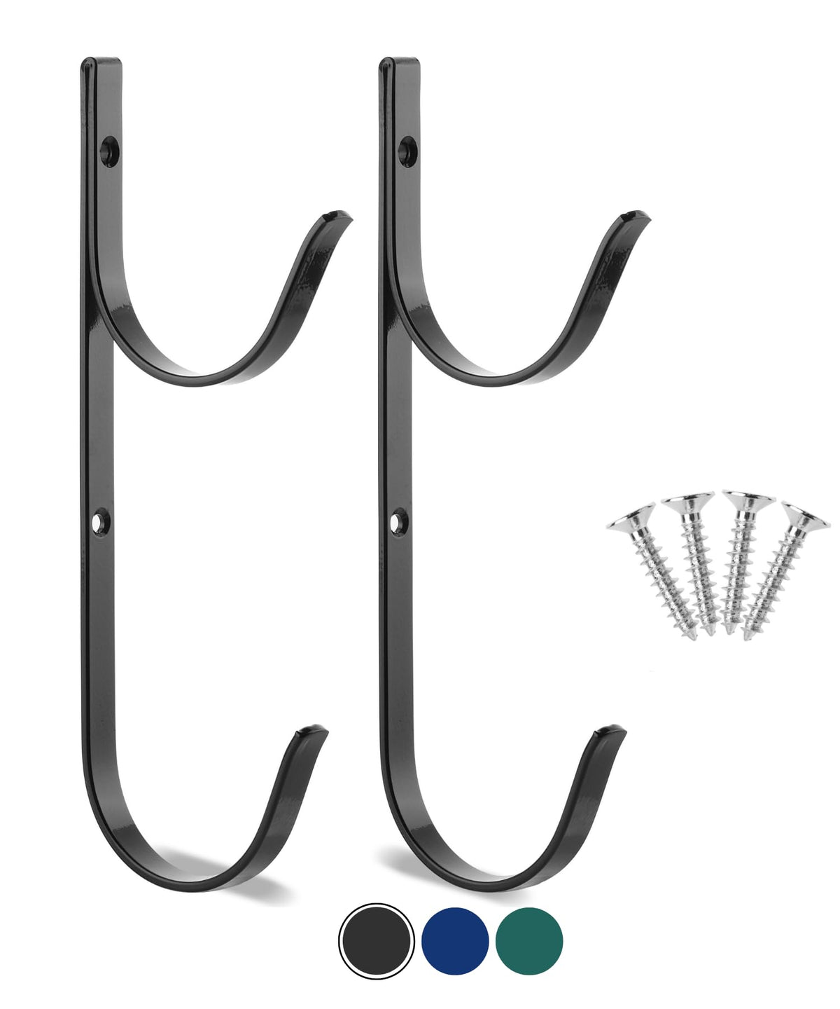 UNCO pool pole hanger 2-pack with sturdy hooks for organized pool tools.