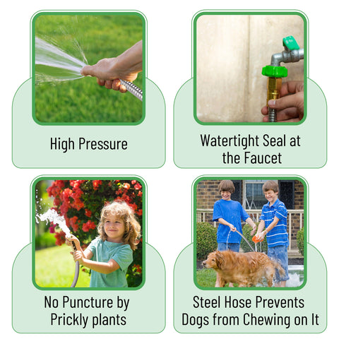 UNCO puncture-resistant hose enduring outdoor conditions