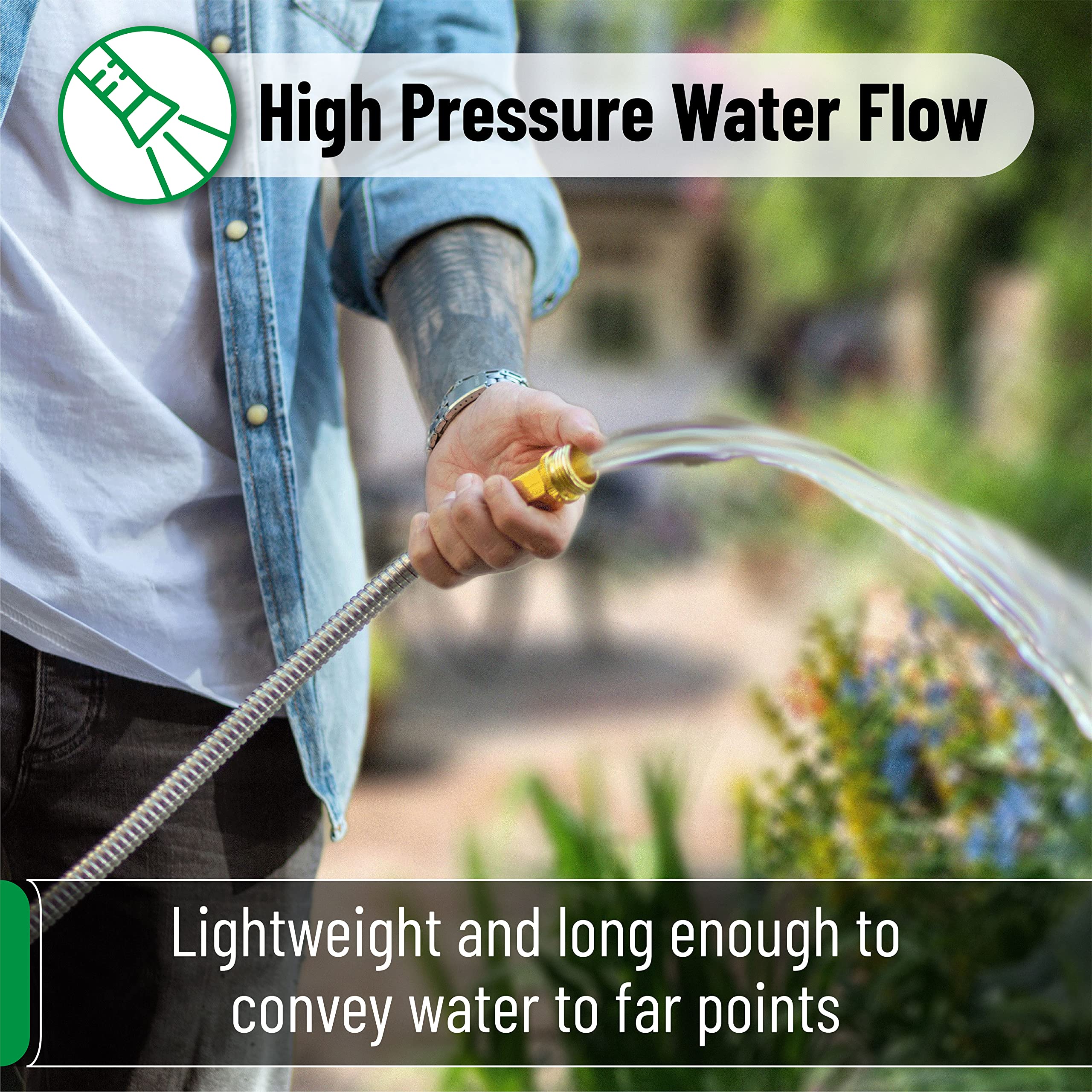 UNCO secure nozzle connection enables fast setup and stable spray.