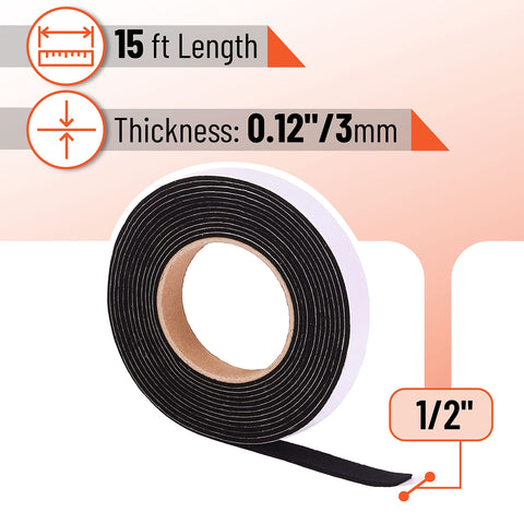 UNCO Smoker Gasket halfinch-wide profile provides a sturdy, precise seal for smoker doors.