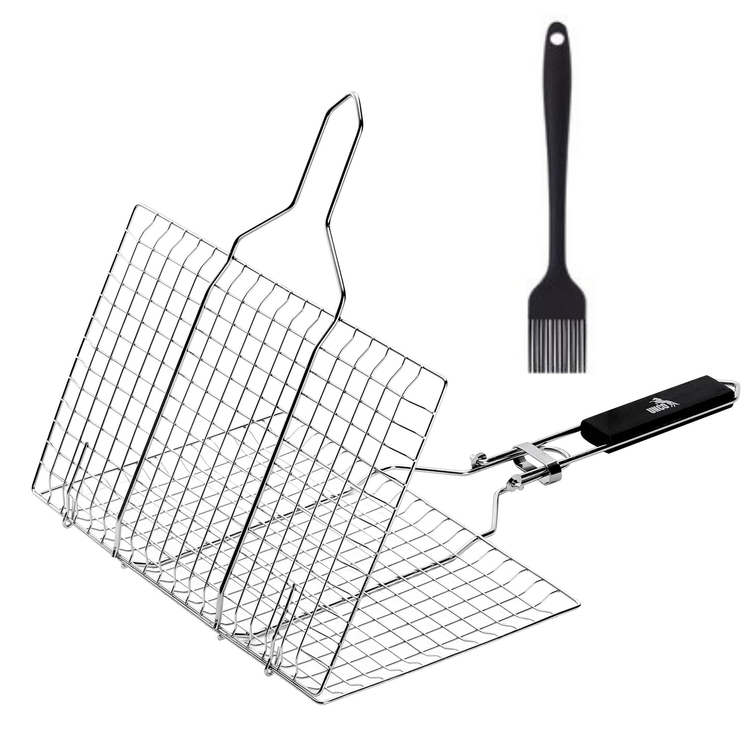 UNCO grill basket after-use cleaning easy-care indication
