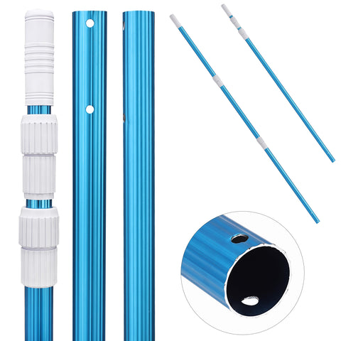 UNCO telescopic pool pole extendable handle for reaching corners and edges.