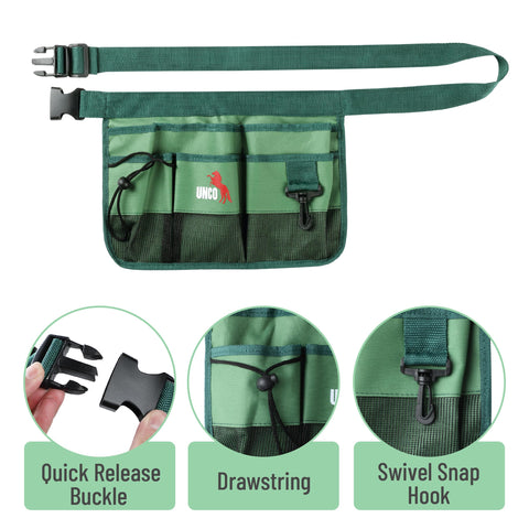 UNCO belt closeup highlighting wear- and water-resistant materials.