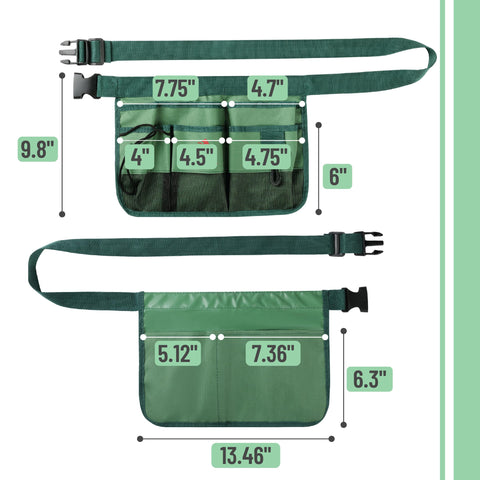 UNCO garden belt in use, demonstrating durability during outdoor tasks.