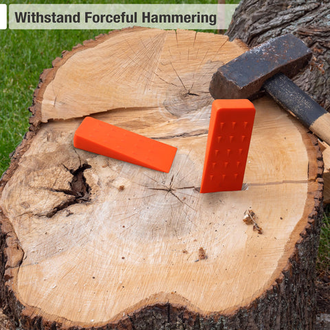 ABS plastic construction resists impact for repeated hammer driving.