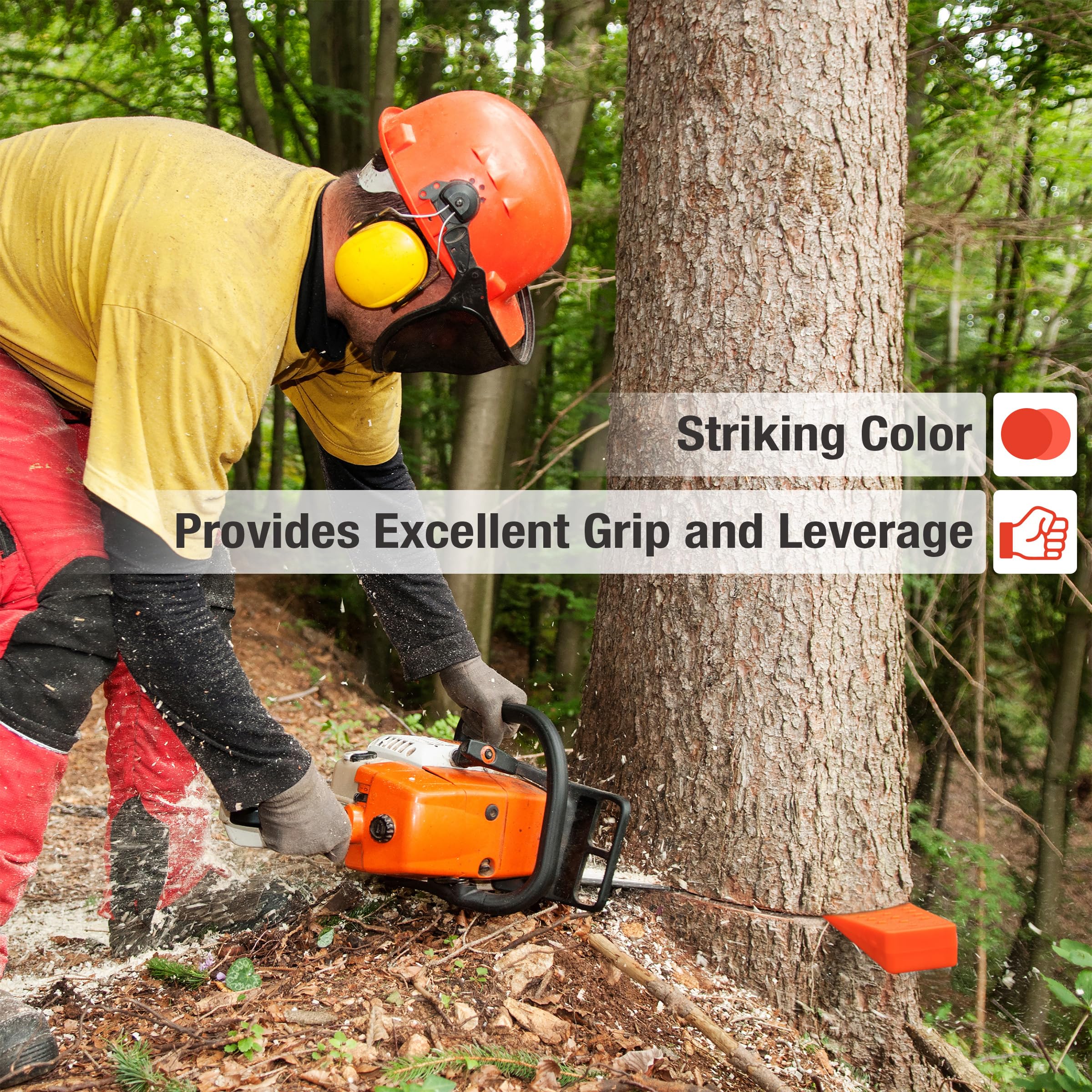 UNCO wedges in action on a forestry job site.