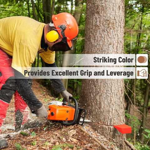UNCO wedge set supports safer control in landowner tree-cutting projects.