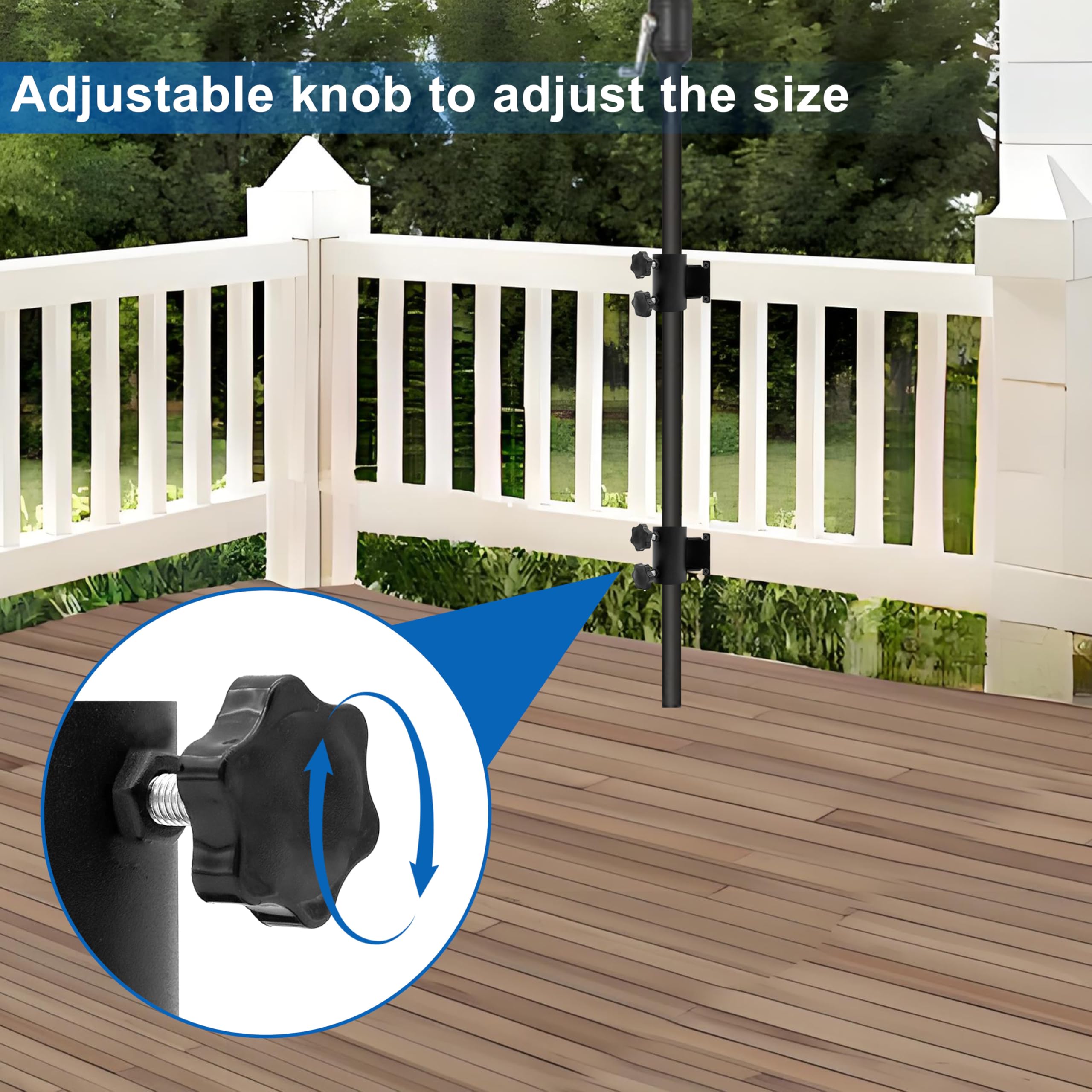 UNDADE outdoor base offers easy installation for quick setup.
