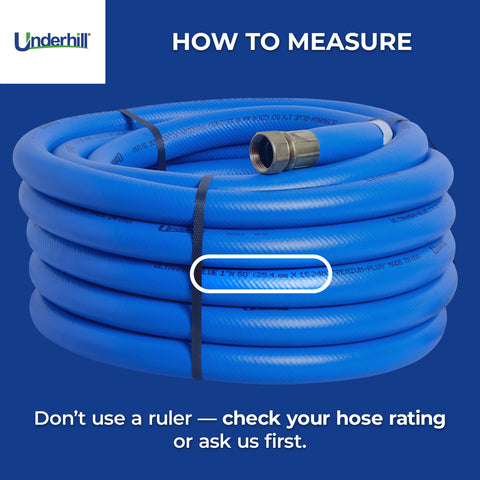 Underhill commercial brass adapter with labeling for 1in NPSH to 3/4in GHT