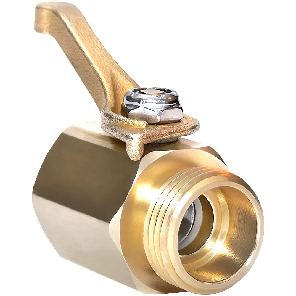 Underhill CV075H brass valve body ensuring a solid, leak-proof garden connection