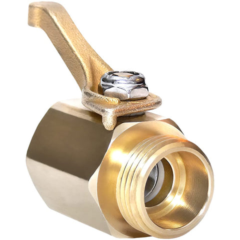 Underhill CV075H brass valve body ensuring a solid, leak-proof garden connection