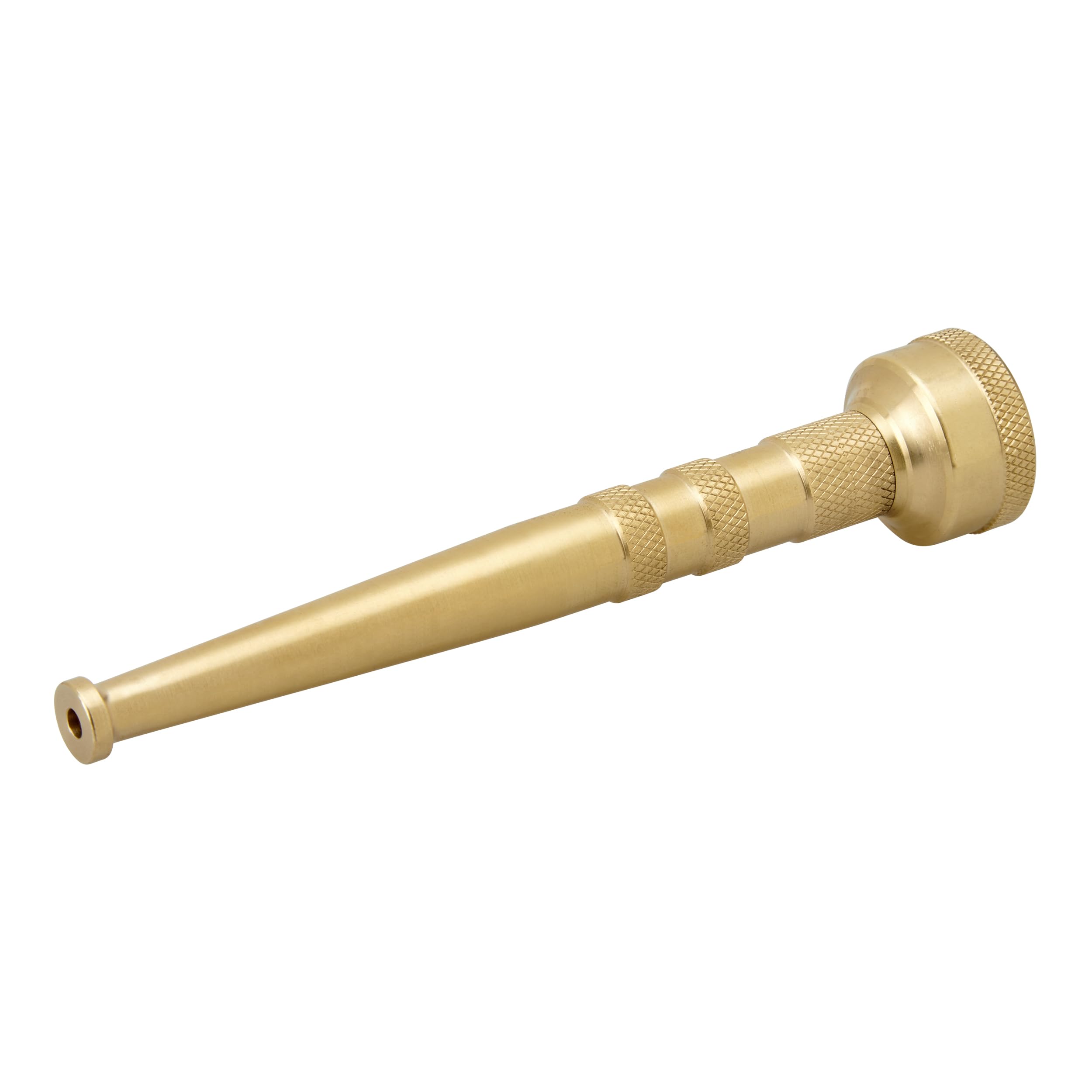 Underhill PowerBlast sweeper nozzle front view shows durable brass construction for lasting use