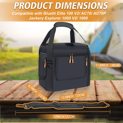 Undomip bag interior pockets keeping cables organized for quick setup.