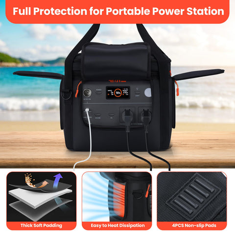 Undomip bag bottom uses abrasion-resistant material for rough surfaces